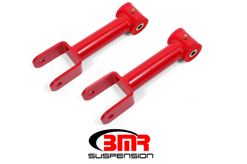 Ford Mustang Control Arms - Upper - BMR Suspension - Non-Adjustable, Polyurethane - Red - `79-`04 Ford Mustang Control Arms - Upper - BMR Suspension - Non-Adjustable, Polyurethane - Red - `79-`04